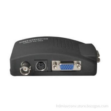 Hue Contrast BNC / AV To VGA Video PC TO TV Converter Box B